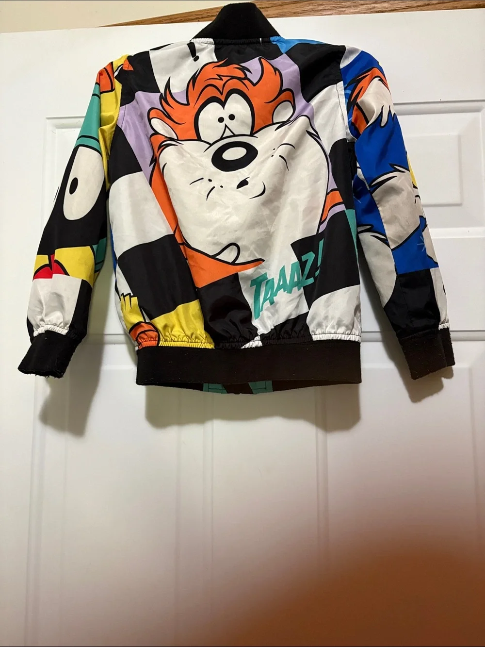 Kids Looney Tunes Taz Graphic Bomber Jacket - Multicolor